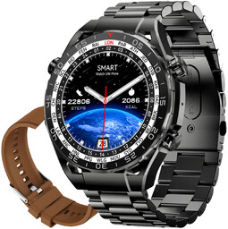 Zegarek męski SMARTWATCH GRAVITY GT13-4 BK/BK/BR