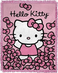 Northwest Hello Kitty tkany żakardowy koc, narzuta, 115
