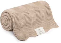 Bambusowy Kocyk Beige 80X100  Fir - My