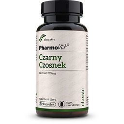 Pharmovit Czarny Czosnek 4:1 Suplementy diety, 90 kapsaps