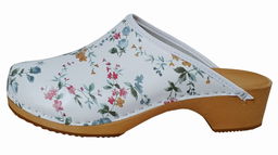 Drewniaki damskie w kwiaty