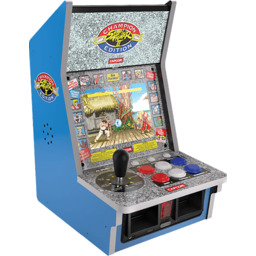 Konsola EVERCADE Alpha Street Fighter Arcade Niebieski
