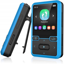 Przenośny odtwarzacz MP3 Bluetooth radio krokomierz do ćwiczeń