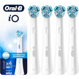 4x KOŃCÓWKA ORAL-B IO ULTIMATE CLEAN WHITE BIAŁA