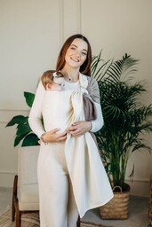 Chusta kółkowa LennyLamb - Jodełka Baby Cupcake-1.8 m.