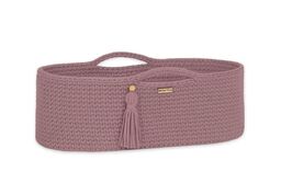 Kosz Mojżesza BOHO bawełniany Handmade z materacykiem -