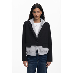 Marynarka z dzianiny łączonej