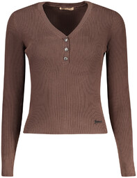 BRĄZOWY SWETER DAMSKI GUESS JEANS
