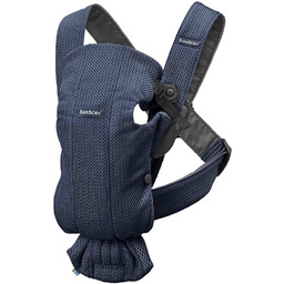 BabyBjorn, Mini 3D Mesh, Nosidełko, Ciemny Niebieski