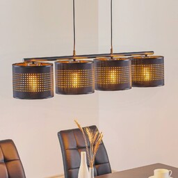 Lampa wisząca Tago TK Lighting, możliwość ściemniania, czarny,