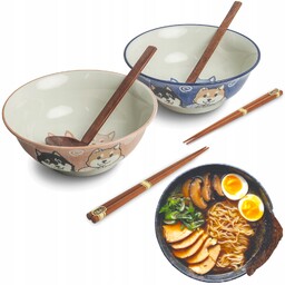 Zestaw Miseczki Chochelki i Pałeczki Do Zupy