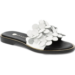 Armodo Białe Klapki Modne Obuwie Damskie