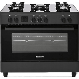 Kuchnia gazowo-elektryczna RAVANSON KWGE-K90 Glass Czarny