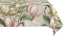 Obrus z nadrukiem w magnolie OM01-11 Mariall