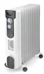 Grzejnik Olejowy Elektryczny Eko Mocny 2500W Kółka