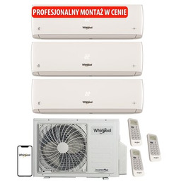 WHIRLPOOL Klimatyzator Multisplit, Pompa ciepła powietrze - powietrze