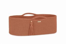 Kosz Mojżesza BOHO bawełniany Handmade z materacykiem -