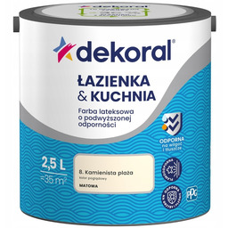 Dekoral Łazienka&kuchnia 2,5l Kamienista Plaża