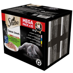 SHEBA Tacka Sos Kacz/Kur/Łos/Tuń 32x85g