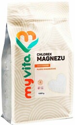 Chlorek Magnezu Sześciowodny Płatki, MyVita, 1000g