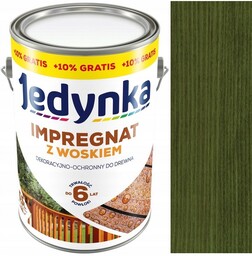 Jedynka Impregnat Ochronny Do Drewna Z Woskiem Zielony