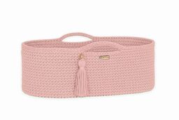 Kosz Mojżesza BOHO bawełniany Handmade z materacykiem -