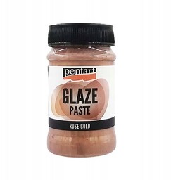 PASTA GLAZE gęsta brokatowa różowe złoto 100ml -
