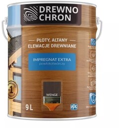 Drewnochron Impregnat Extra Powłokotwórczy Wenge 9l