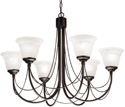 Elstead Lighting Lampa wisząca Carisbrooke CB6-BLACK Elstead