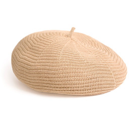 Beret Damski Ażurowy Klasyczny Francuski Papierowy Wiosenny Letni