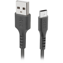 Kabel USB-A Micro-USB 1m czarny