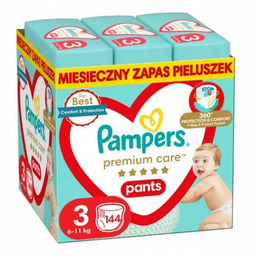 Pampers Premium Care Pieluchomajtki rozmiar 3, 6-11kg 144