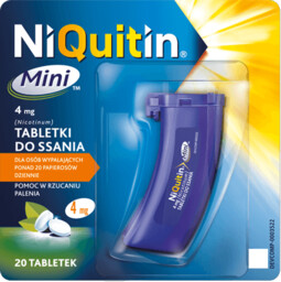 NiQuitin Mini 4 mg x20 tabletek do ssania