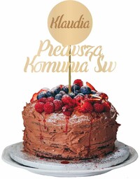 Topper Pierwsza Komunia Święta Imię