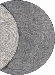 Dywan okrągły zewnętrzny dwustronny Lana 205607 10010 silver