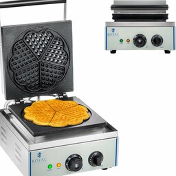Royal Catering Gofrownica - 1500 W - serca