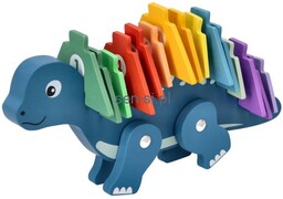 Dinozaur - puzzle i cyfry