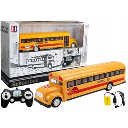 Żółty Autobus Szkolny Zdalnie Sterowany R/c