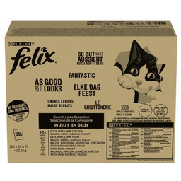 Purina Nestle PURINA FELIX FANTASTIC Mix Wiejskie smaki