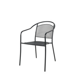 Krzesło ogrodowe ażurowe Celesta czarne