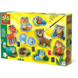 SES Creative 01134 odlewanie i malowanie zwierzęta leśne