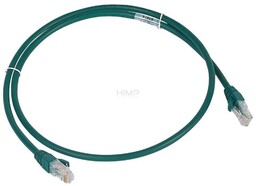 LCS Kabel krosowy kat. 6A U/UTP 1M LS0H