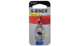 Karabińczyk Nite Ize S-Biner TagLock - Stalowy -