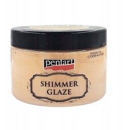 PASTA SHIMMER GLAZE złota 150ml - Pentart