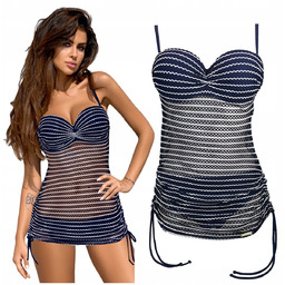 Tankini Strój kąpielowy dwuczęściowy GABBIANO Tankini granat 44B