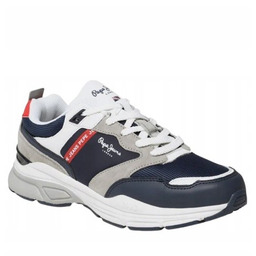Pepe Jeans Buty Sportowe Granatowe Sznurowane Niskie 43