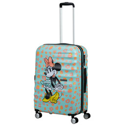 Walizka średnia American Tourister Wavebreaker Disney Minnie pastel