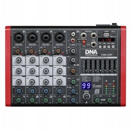 Mikser Audio 6 Kanałów Usb MP3 Bluetooth Phantom