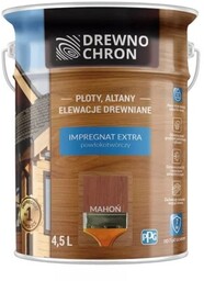 Drewnochron Impregnat Extra Powłokotwórczy Mahoń 4,5l