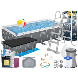 Basen Bestway 404x201x100 Ogrodowy Stelażowy 56441 15w1